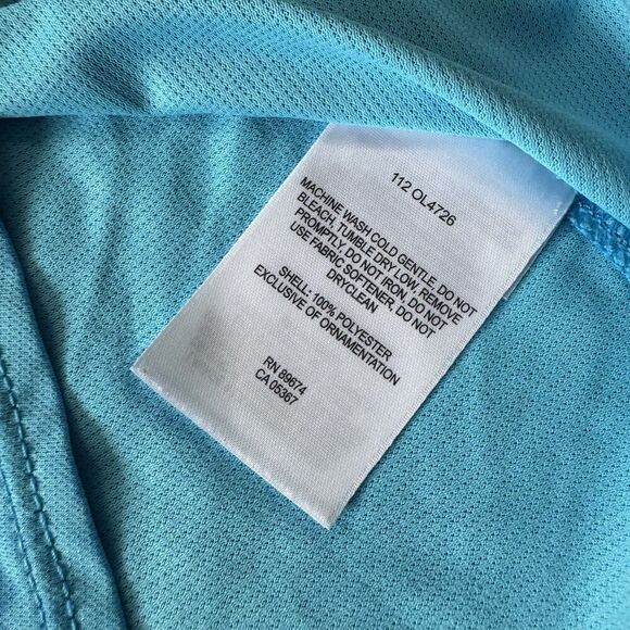 Mountain Hardwear Womens Small Blue Pattern Printed Tank Top Athletic - Picture 4 of 7